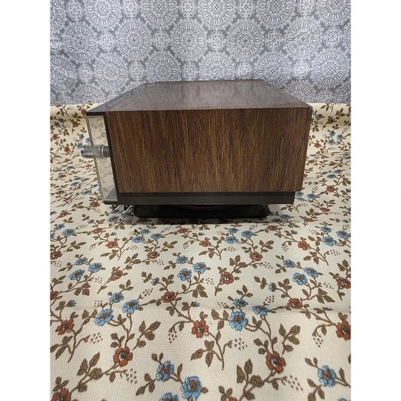 Vintage Zenith Solid State Circle of Sound AM Radio Tabletop Wood Grain - Picture 6 of 8